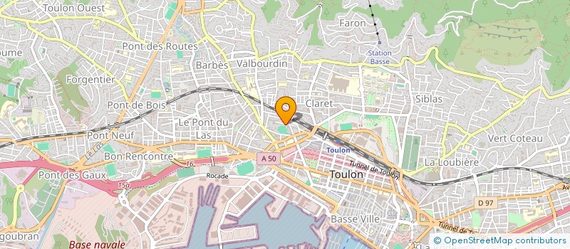 localisation de l'entreprise SCI BABOUCHKA  TOULON