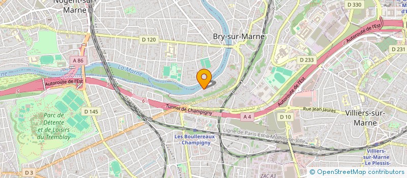 localisation de l'entreprise SCI BABOUCHKA  BRY-SUR-MARNE