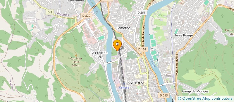 localisation de l'entreprise SCI BABOULENE  CAHORS