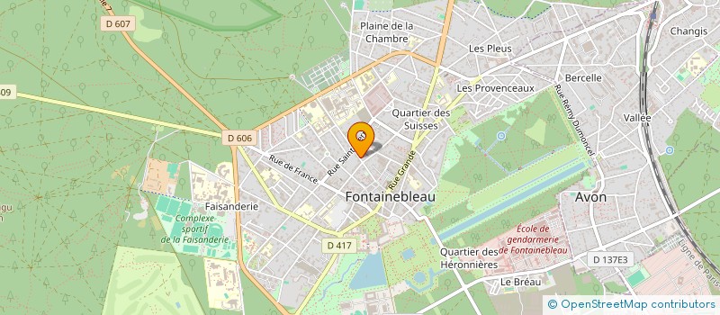 localisation de l'entreprise SCI BABOUME  FONTAINEBLEAU