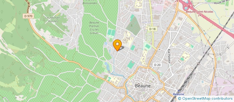 localisation de l'entreprise SCI BABOZ à BEAUNE
