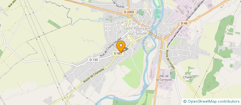 localisation de l'entreprise SCI BABSANGUY  SAINT-POURCAIN-SUR-SIOULE