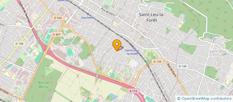 localisation de l'entreprise SCI BABSOU  SAINT-LEU-LA-FORET