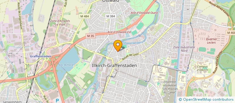localisation de l'entreprise SCI BABYBOUCHETTE  ILLKIRCH-GRAFFENSTADEN