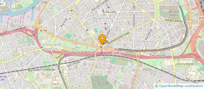 localisation de l'entreprise SCI BABYLONE à LILLE