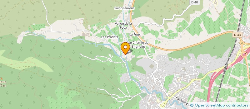 localisation de l'entreprise SCI BABYMO  CUERS