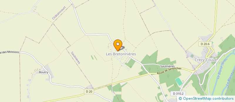 localisation de l'entreprise SCI BABYS à SAULNIERES