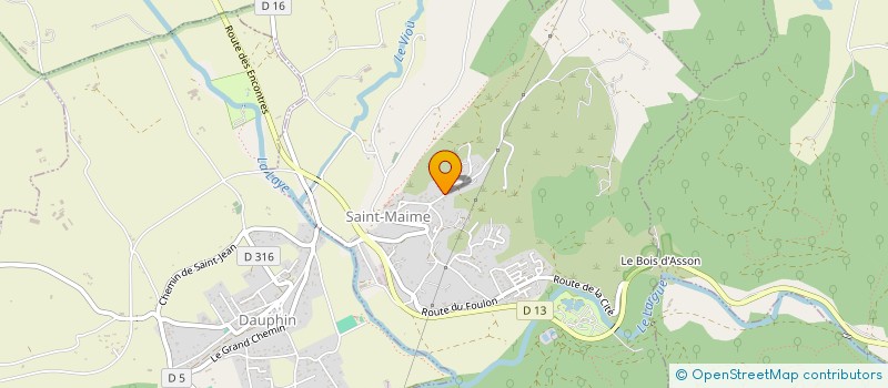 localisation de l'entreprise SCI BAC 3  SAINT-MAIME