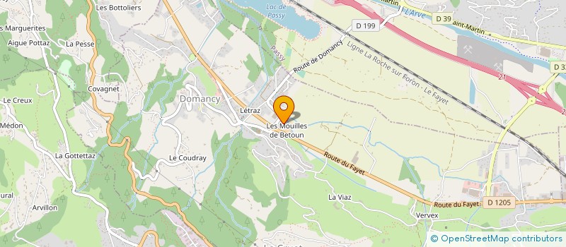 localisation de l'entreprise SCI BAC 936  DOMANCY