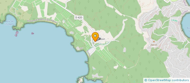 localisation de l'entreprise SCI BAC A SON à BORMES-LES-MIMOSAS