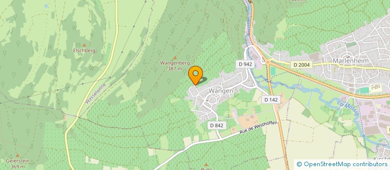 localisation de l'entreprise SCI BAC IMMOBILIERE  WANGEN