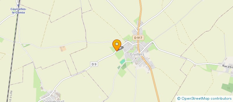 localisation de l'entreprise SCI BACA  ERVILLERS