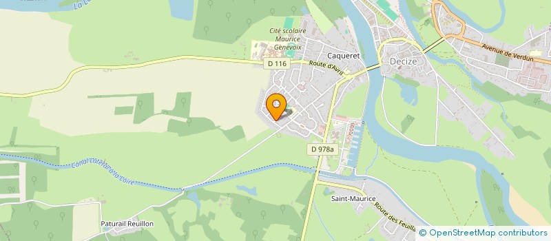 localisation de l'entreprise SCI BACA 58 à DECIZE