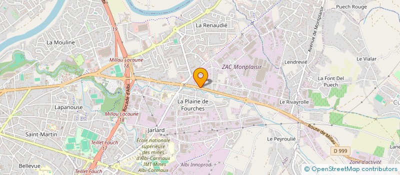 localisation de l'entreprise SCI BACABE FRERES à ALBI