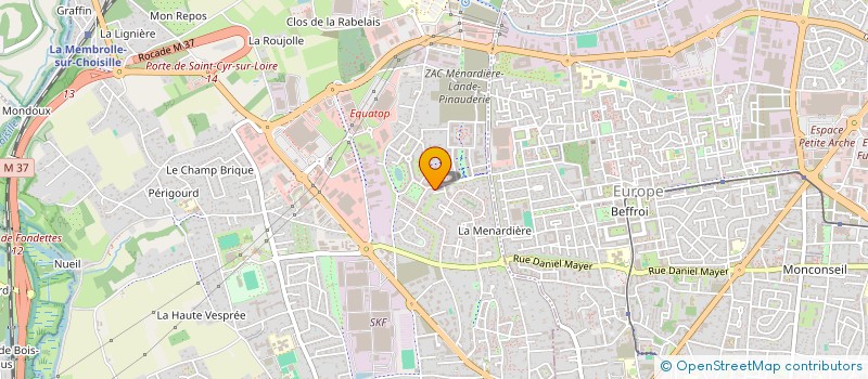 localisation de l'entreprise SCI BACARA  SAINT-CYR-SUR-LOIRE