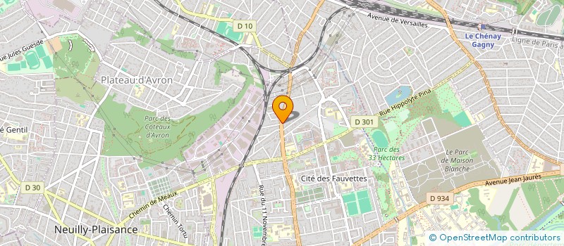 localisation de l'entreprise SCI BACARNOU à NEUILLY-SUR-MARNE