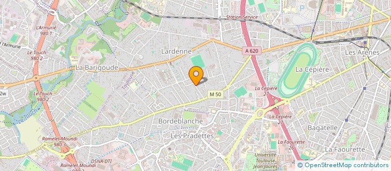 localisation de l'entreprise SCI BACAROLO à TOULOUSE