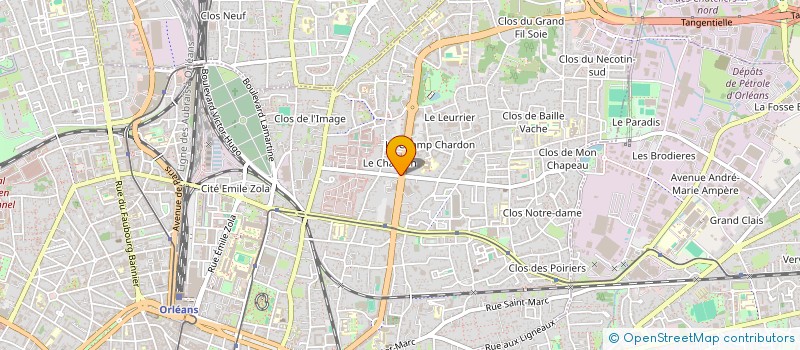 localisation de l'entreprise SCI BACARRA  ORLEANS