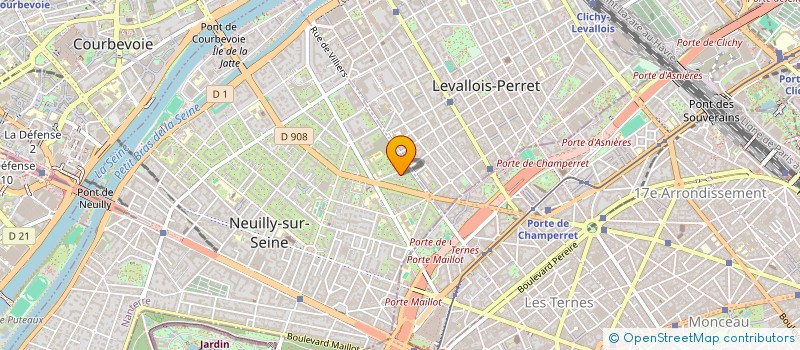 localisation de l'entreprise SCI BACAT à NEUILLY-SUR-SEINE