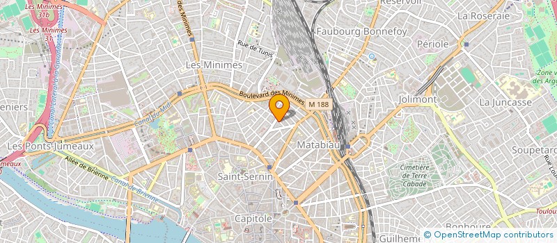 localisation de l'entreprise SCI BACATAUR à TOULOUSE