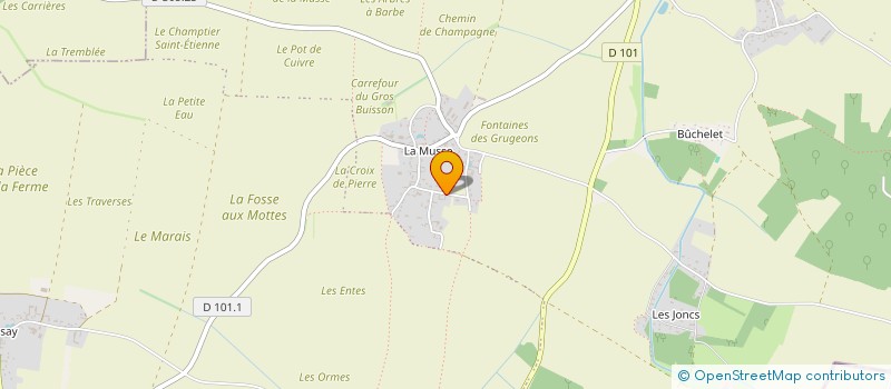 localisation de l'entreprise SCI BACAVLY à BOUTIGNY-PROUAIS