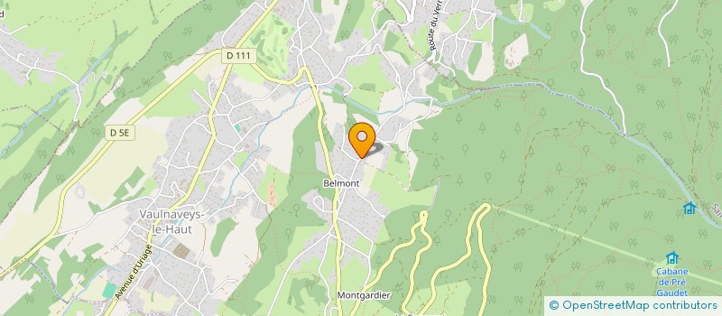 localisation de l'entreprise SCI BACCARA  VAULNAVEYS-LE-HAUT