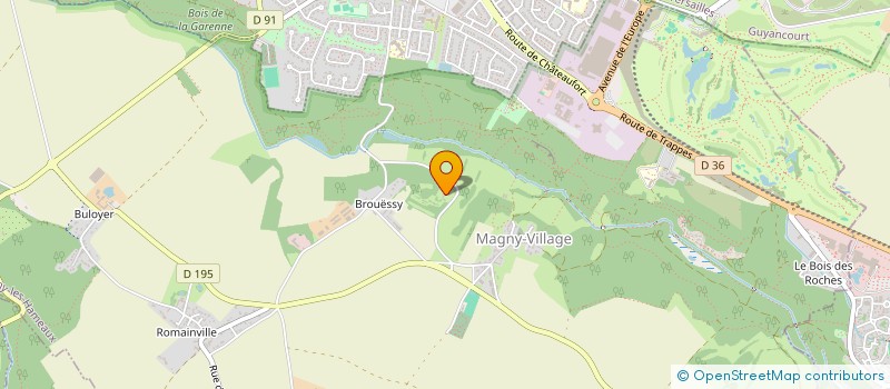 localisation de l'entreprise SCI BACCARA  MAGNY-LES-HAMEAUX