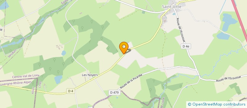 localisation de l'entreprise SCI BACCARA  SAINT-VITTE