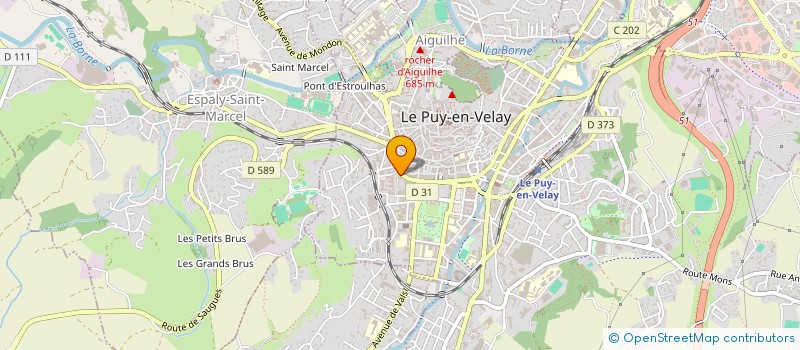 localisation de l'entreprise SCI BACCARAT  LE PUY-EN-VELAY