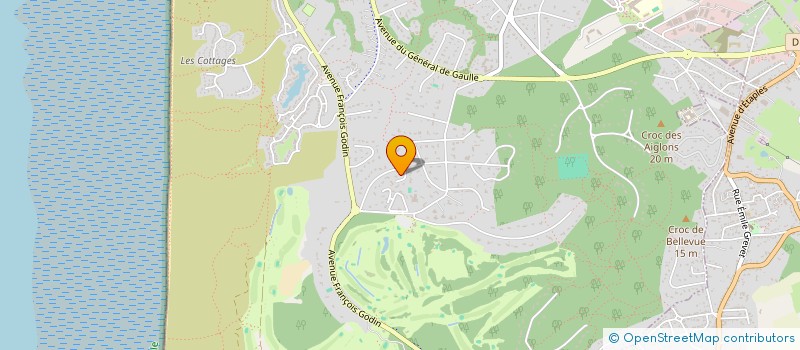 localisation de l'entreprise SCI BACCARAT à LE TOUQUET-PARIS-PLAGE