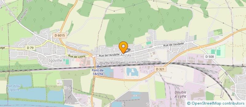 localisation de l'entreprise SCI BACCARATS  ALIZAY