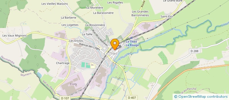 localisation de l'entreprise SCI BACCHUS à VAL-AU-PERCHE