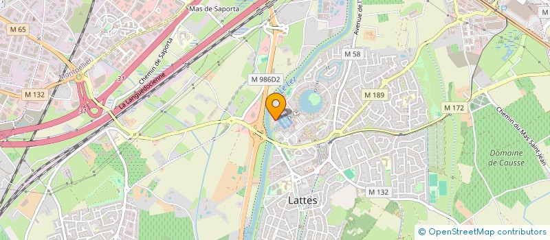 localisation de l'entreprise SCI BACCHUS à LATTES