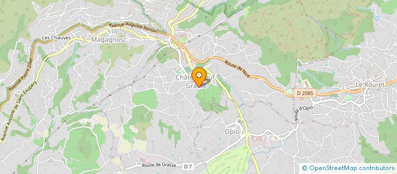 localisation de l'entreprise SCI BACCHUS  CHATEAUNEUF-GRASSE