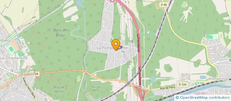 localisation de l'entreprise SCI BACCHUS à POMPONNE