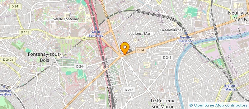 localisation de l'entreprise SCI BACCI à LE PERREUX-SUR-MARNE