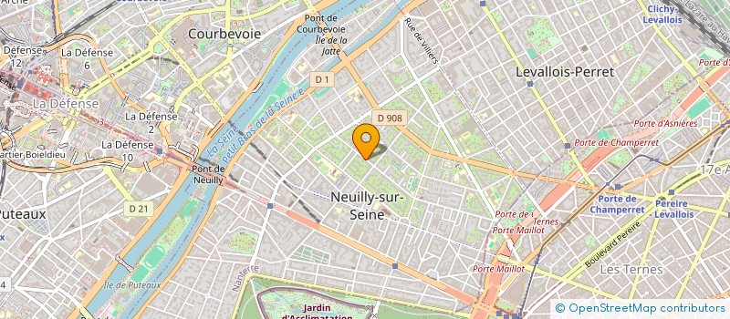 localisation de l'entreprise SCI BACCI COCO à NEUILLY-SUR-SEINE