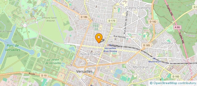 localisation de l'entreprise SCI BACDO à VERSAILLES