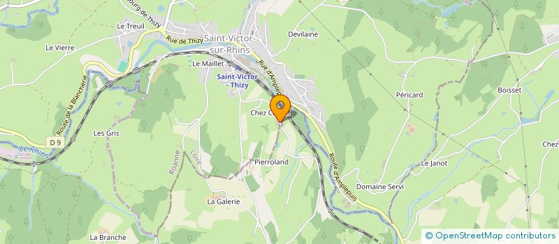 localisation de l'entreprise SCI BACEF  SAINT-VICTOR-SUR-RHINS