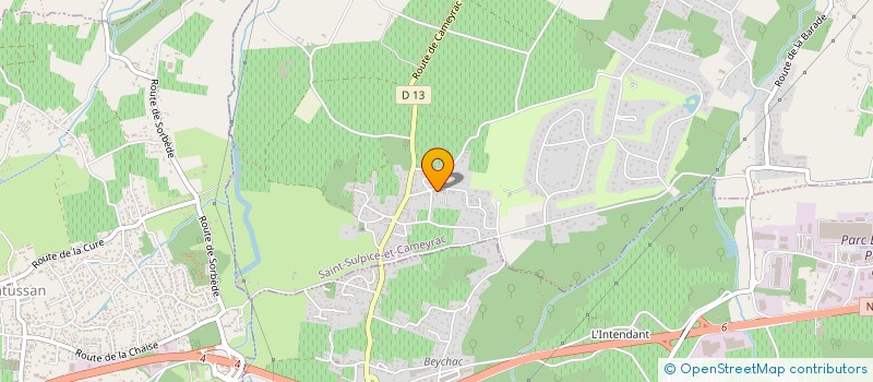 localisation de l'entreprise SCI BACH  SAINT-SULPICE-ET-CAMEYRAC