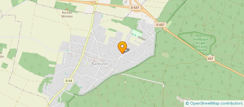 localisation de l'entreprise SCI BACH  BARBIZON