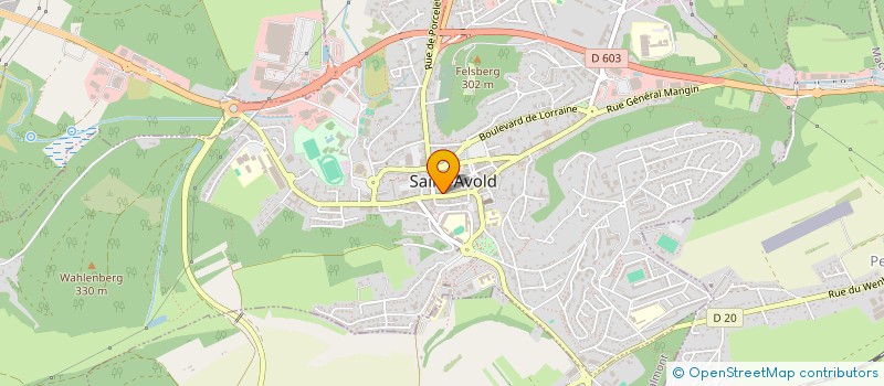 localisation de l'entreprise SCI BACH FRERES  SAINT-AVOLD