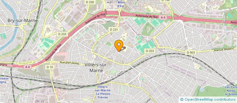 localisation de l'entreprise SCI BACHE DE VARAVILLE  VILLIERS-SUR-MARNE