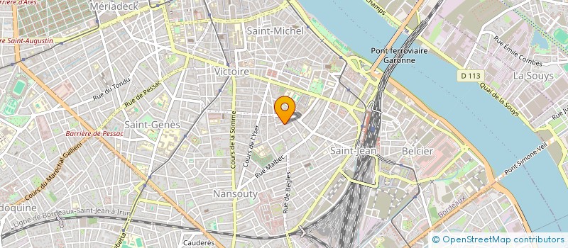 localisation de l'entreprise SCI BACHELET-PHALIPPOU  BORDEAUX