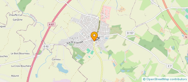 localisation de l'entreprise SCI BACHELIER à LES SABLES-D'OLONNE