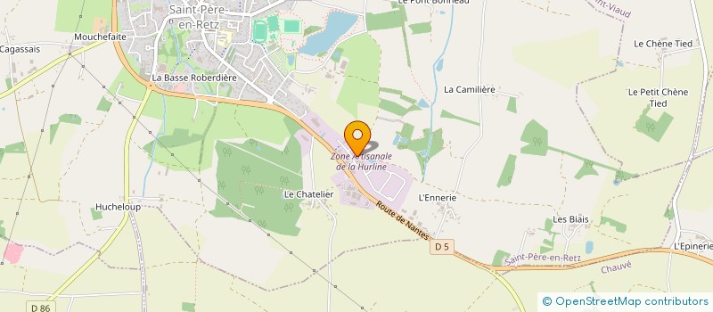 localisation de l'entreprise SCI BACHELIER-PAJOT  SAINT-PERE-EN-RETZ