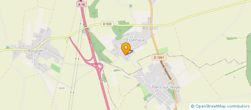 localisation de l'entreprise SCI BACHELLEZ  ESSERTAUX