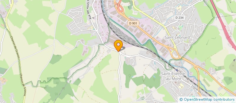 localisation de l'entreprise SCI BACHENE  SAINT-ETIENNE-AU-MONT