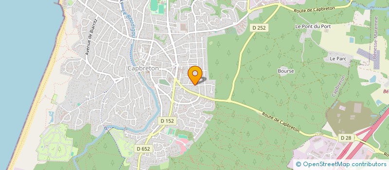 localisation de l'entreprise SCI BACHERE à CAPBRETON