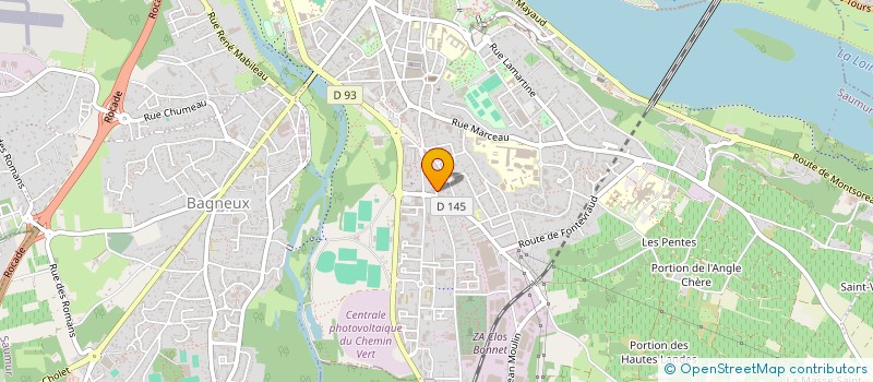 localisation de l'entreprise SCI BACHFAZ ASSOCIES  SAUMUR